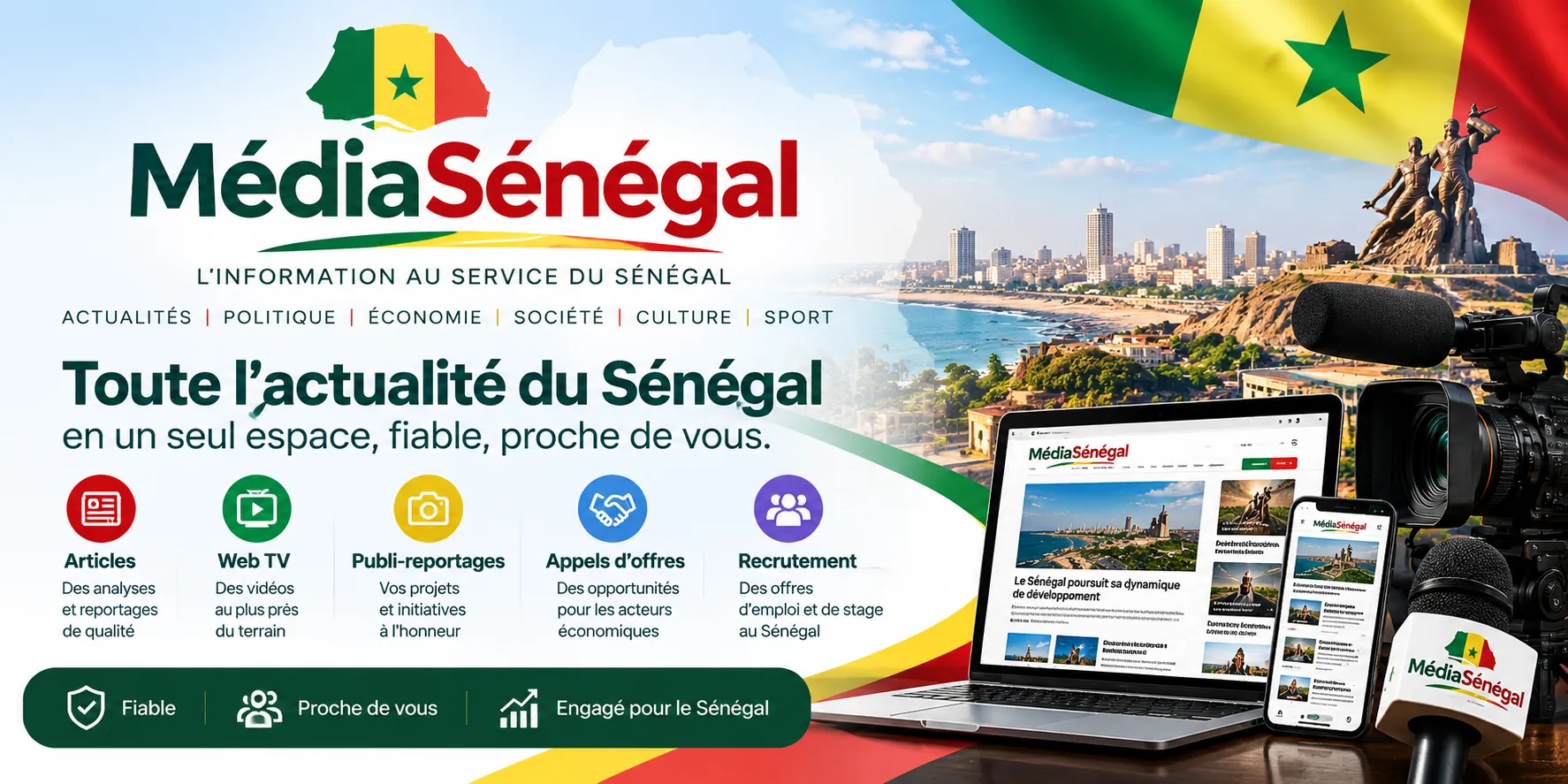 Média Sénégal, l’information au service du Sénégal