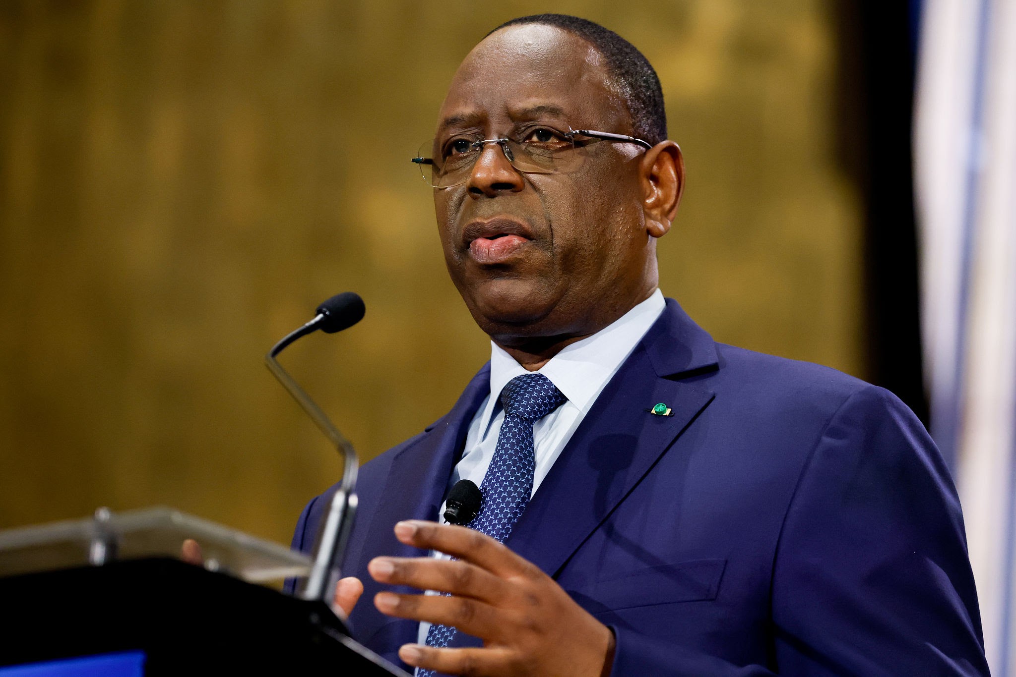 Macky Sall ancine président du Sénégal retire sa candidature au poste de Secrétaire général des Nations unies